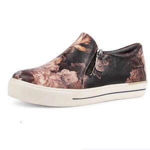 Ziera ‘AMBERA-W’ Antique Floral Leather Sneakers
